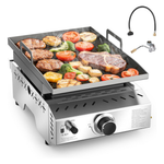 Cowsar Portable 304 Stainless Steel Propane Griddle (Select Burner)