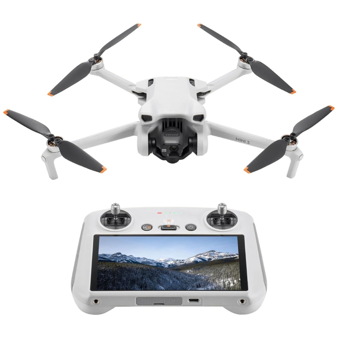 DJI Mini 3 Drone And Remote Control With Built-in Screen (DJI RC)