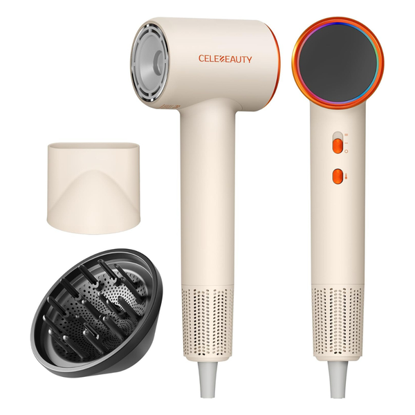 CELEBEAUTY Hair Blow Dryer With Magnetic Diffuser & Nozzle