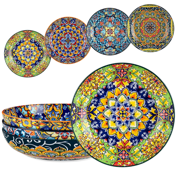 Set Of 4 Vancasso 42-Oz Ceramic Pasta Bowls