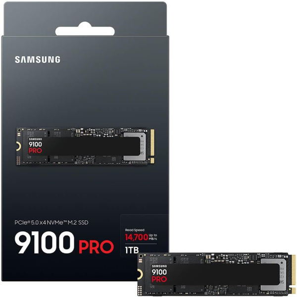 Samsung 9100 PRO 1TB PCIe 5.0 X4 M.2 2280 SSD (MZ VAP1T0B/AM)