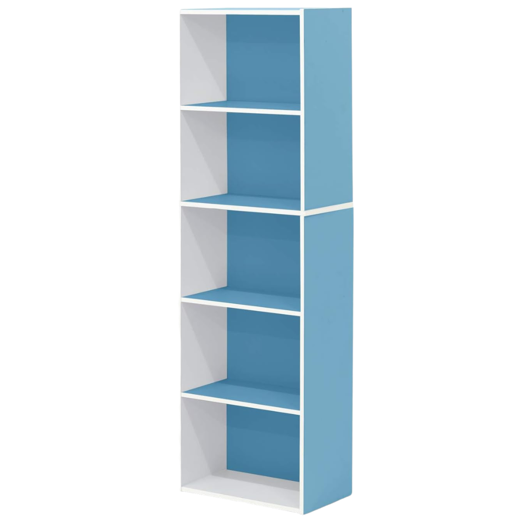 Furinno Luder 5-Tier Open Shelves Bookcase