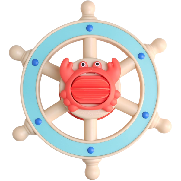 Itzy Ritzy Captain Steering Wheel Baby Bath Toy