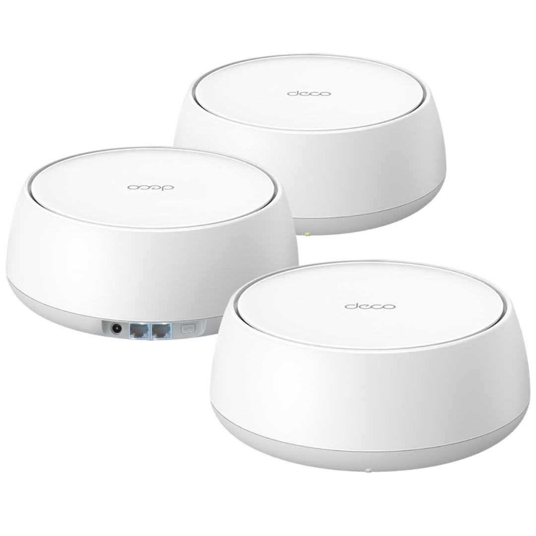 3-Pack TP-Link Deco BE25 Dual-Band BE5000 WiFi 7 Mesh System