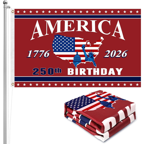 250th 3Ft X 5Ft Anniversary American Flag