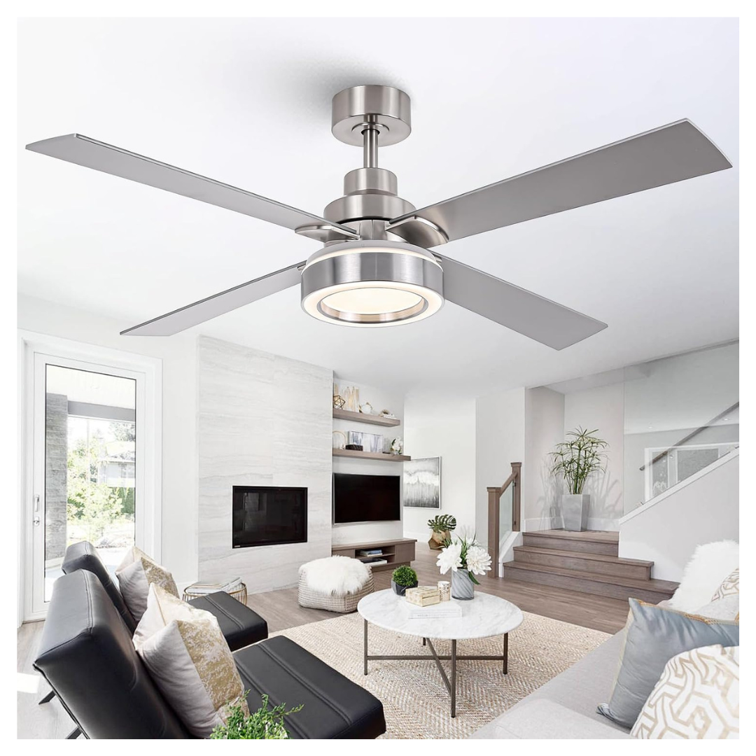 Vaczon 52" Ceiling Fans With Lights And Remote