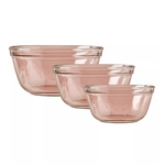 3-Piece Anchor Hocking Rosewater Mixing Bowl Set (2 Colors)