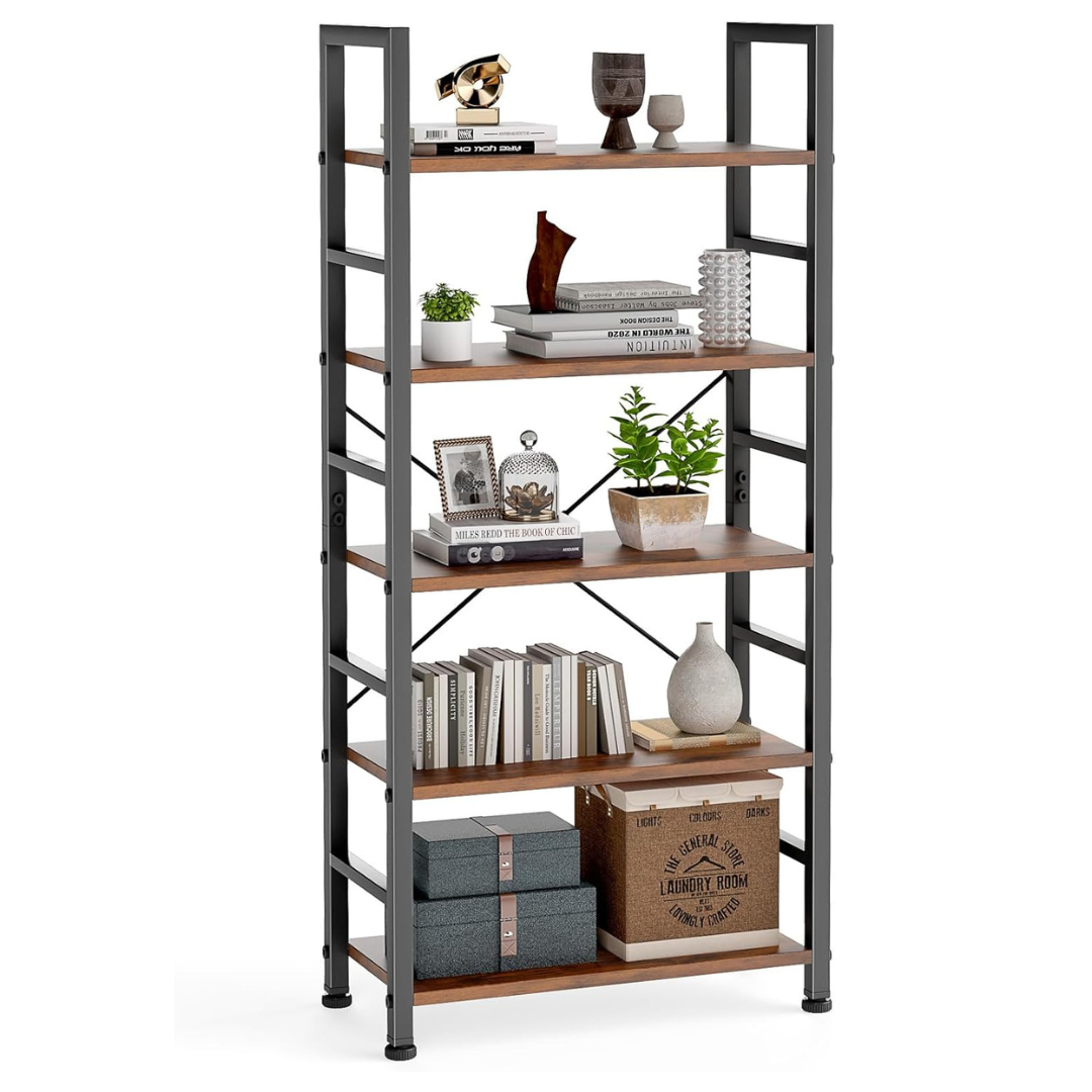 5-Tier DUMOS Classical Modern Bookshelf (Various)