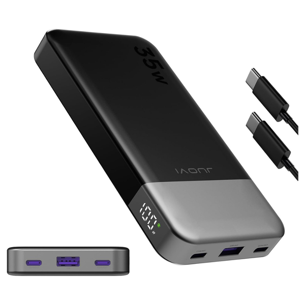10000mAh Portable PD 3.0 Power Bank (Black)