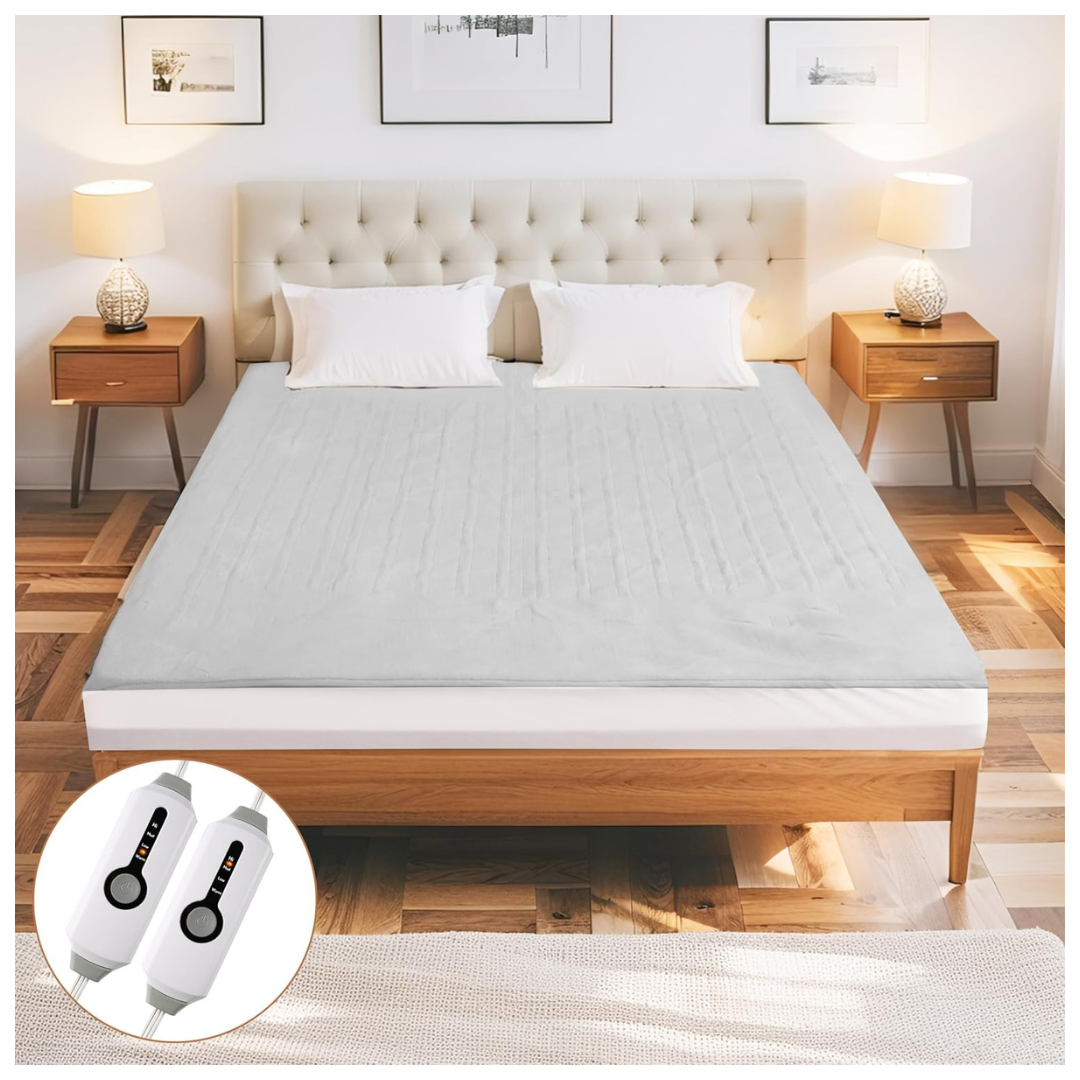 78" X 80" Eydna King Size Electric Heated Mattress