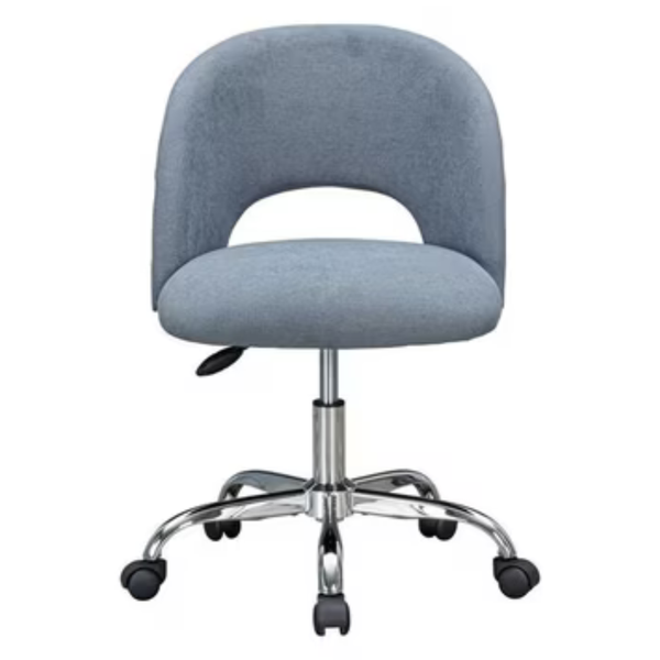 Mainstays Fabric Upholstered Open Back Office Chair (Grey)