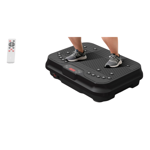 Vibration Plate Exercise Machine W/ Resistance Bands (400 lbs Capacity)