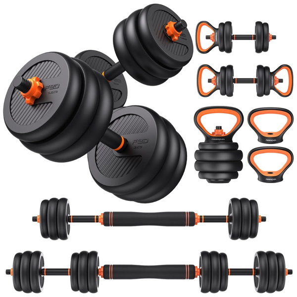 22.5lbs 5-in-1 DS2 Adjustable Free Weight Set With Connector (Pair)