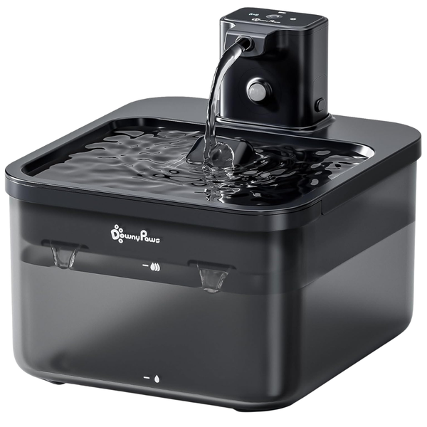 84-Oz Battery-Operated Cordless Cat Water Fountain With Motion Sensor