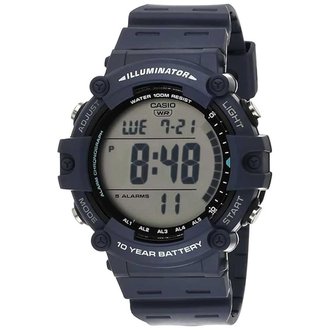 Casio Men's AE1500WH-2AV Illuminator Digital Stop Watch (2 Colors)
