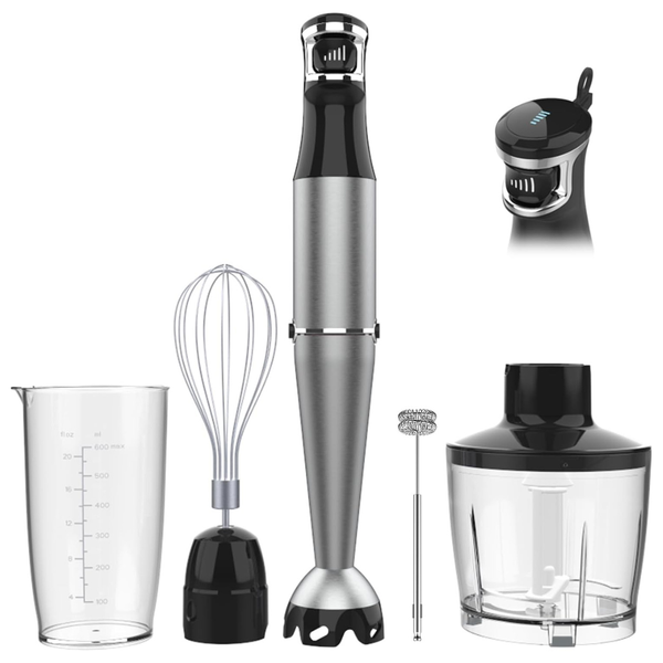 Turelar 1100W Immersion Trigger 5-In-1 Stick Handheld Blender