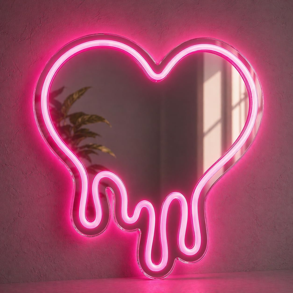 12" X 12" USB Powered Heart Neon Sign LED Lights
