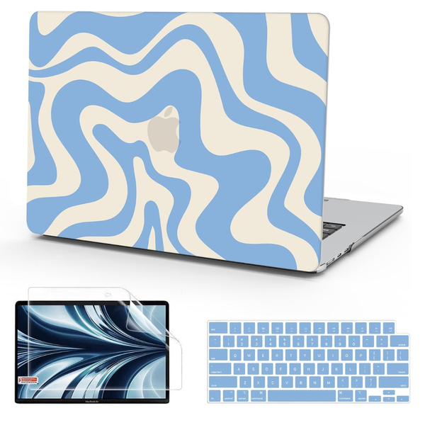 B BELK MacBook Air 13.6'' Case With Keyboard Cover & Screen Protector