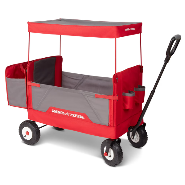Radio Flyer 3-in-1 All-Terrain EZ Fold Wagon w/ Canopy