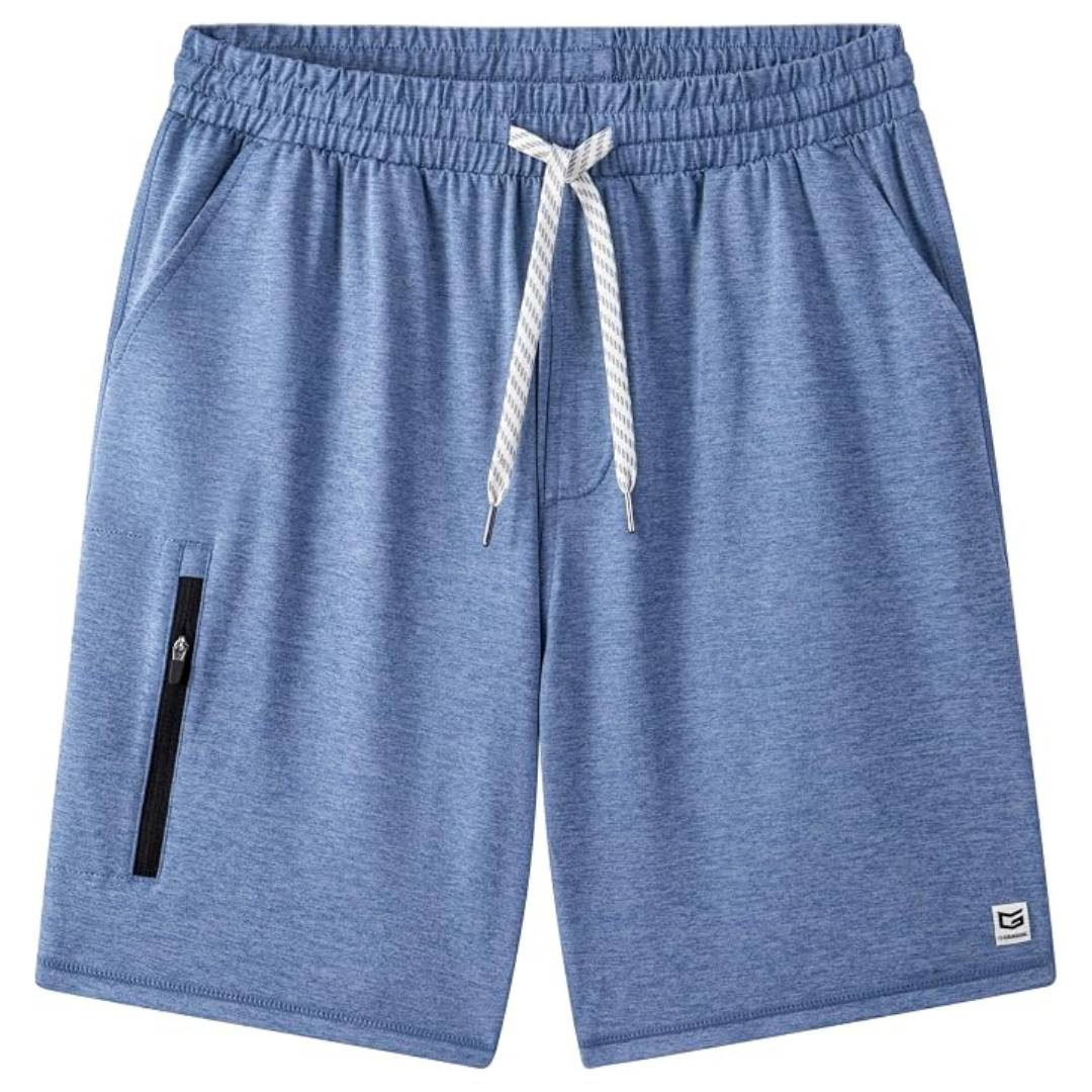 G Gradual Men's 7" Athletic Sweat Shorts With Zipper Pockets (Various)