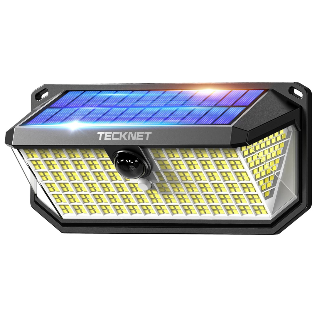 TECKNET 416-LED Solar Powered Outdoor Light