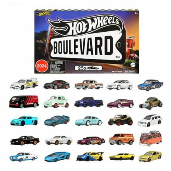 25-Piece Hot Wheels Boulevard Premium Car Box Set