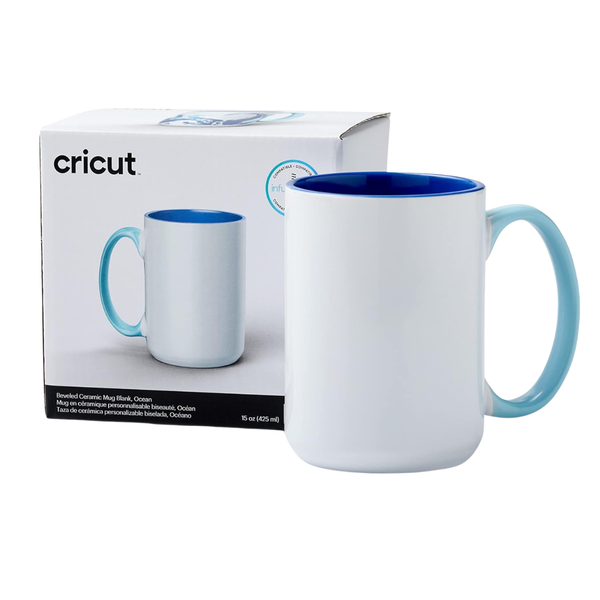 15-Oz Cricut Beveled Ceramic Blank Mug