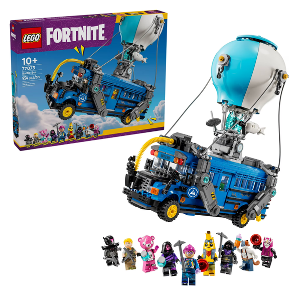 954-Piece LEGO Fortnite Battle Bus Collectible Fortnite Toy (77073)
