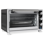 Amazon Basics 1500W 6-Slice 23-Qt Toaster Oven W/ Built-In Air Fryer