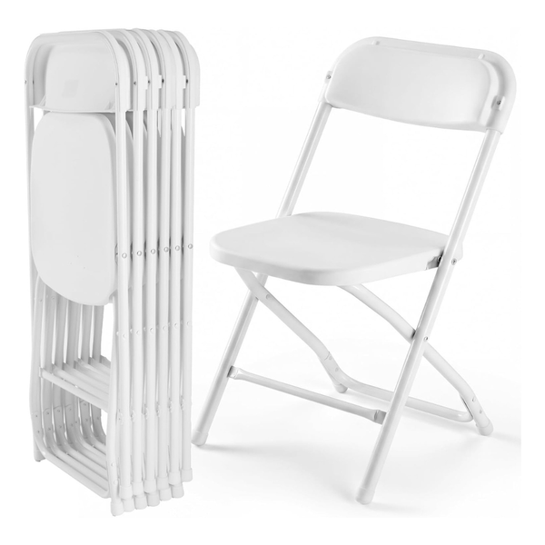Sets Of 6 Dumos 330lbs Plastic Folding Chairs