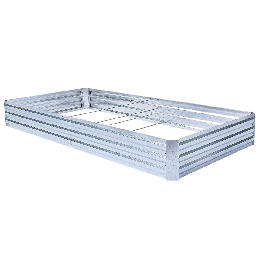 Galvanized Raised Garden Bed For Vegetables (8ft X 4ft X 1ft)