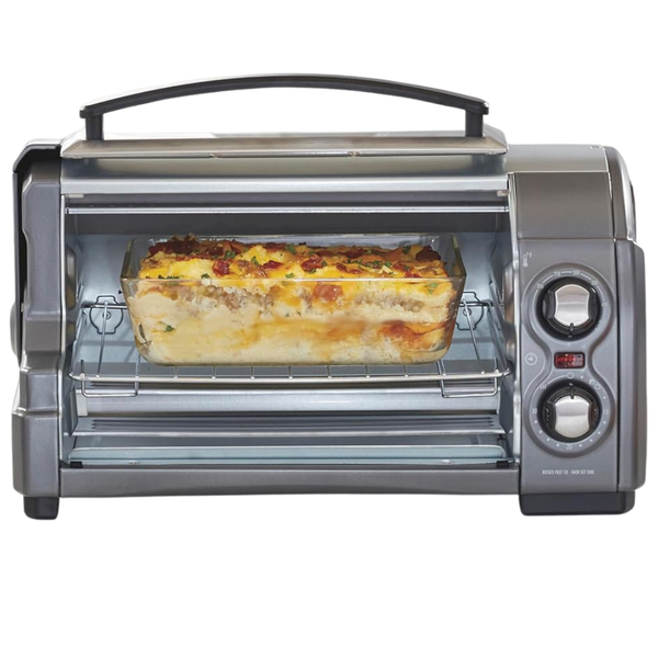 Hamilton Beach 31344D Easy Reach With Roll-Top Door Toaster Oven