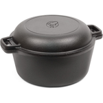5-Qt Commercial Chef 2-in-1 Dutch Oven With 10.25" Skillet Lid