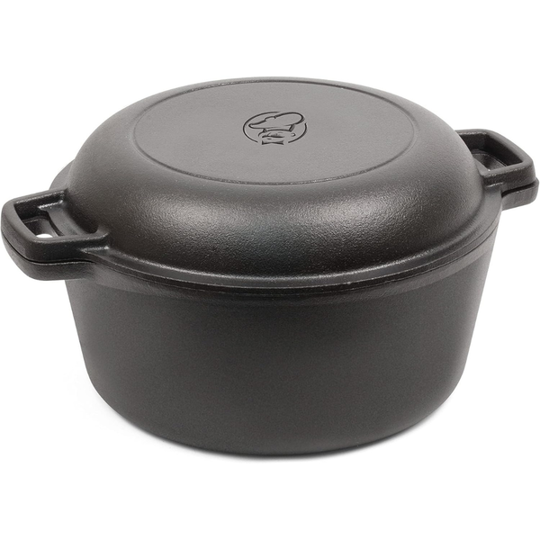 5-Qt Commercial Chef 2-in-1 Dutch Oven With 10.25" Skillet Lid