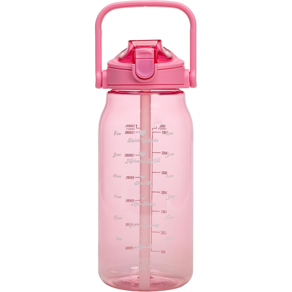 50oz Paris Hilton Motivational Water Bottle With Straw