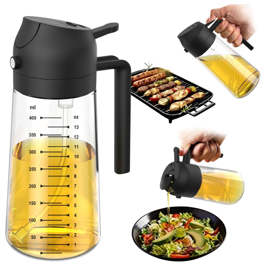 16oz TrendPlain 2 In 1 Olive Oil Dispenser Bottle (Various)