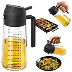 16oz TrendPlain 2 In 1 Olive Oil Dispenser Bottle (Various)