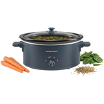 6-QT Hamilton Beach Slow Cooker W/ Space-Saving Folding Handles