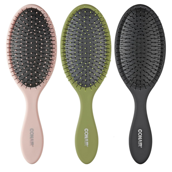 3-Pack Conair Detangling Hair Brush Set