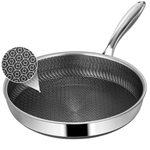 Vocvee 8" Hybrid Stainless Steel Frying Pans