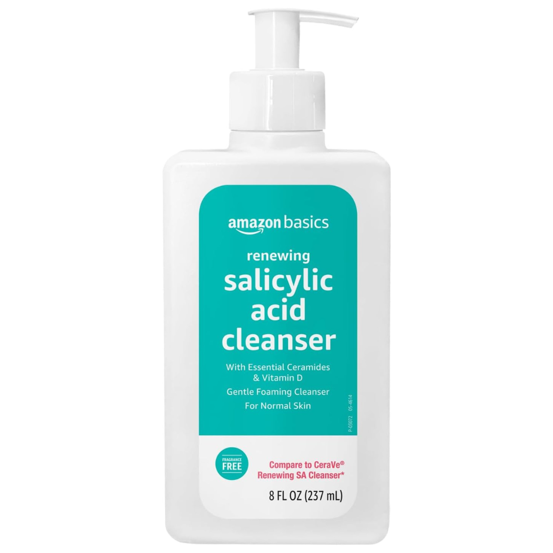 8 Fl oz Amazon Basics Exfoliating Face Wash Cleanser