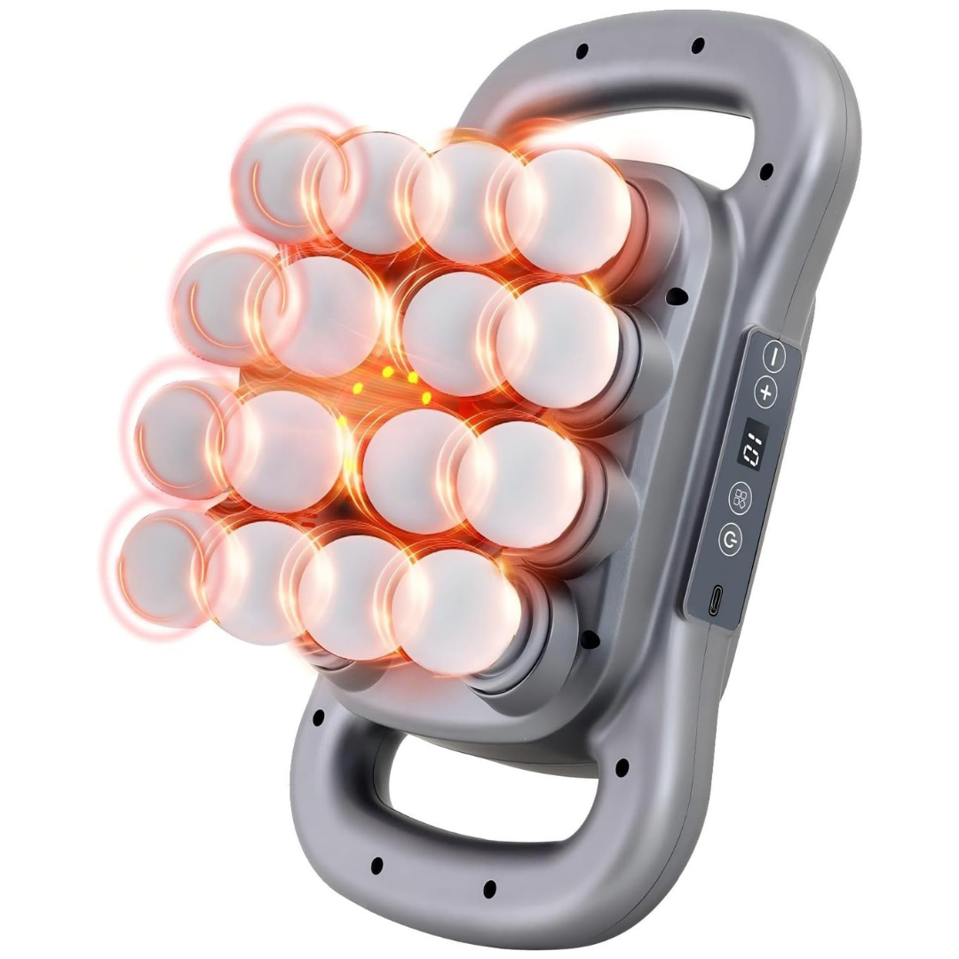 16-Head Percussion Quiet Full-Body Relaxation Massage Gun Set