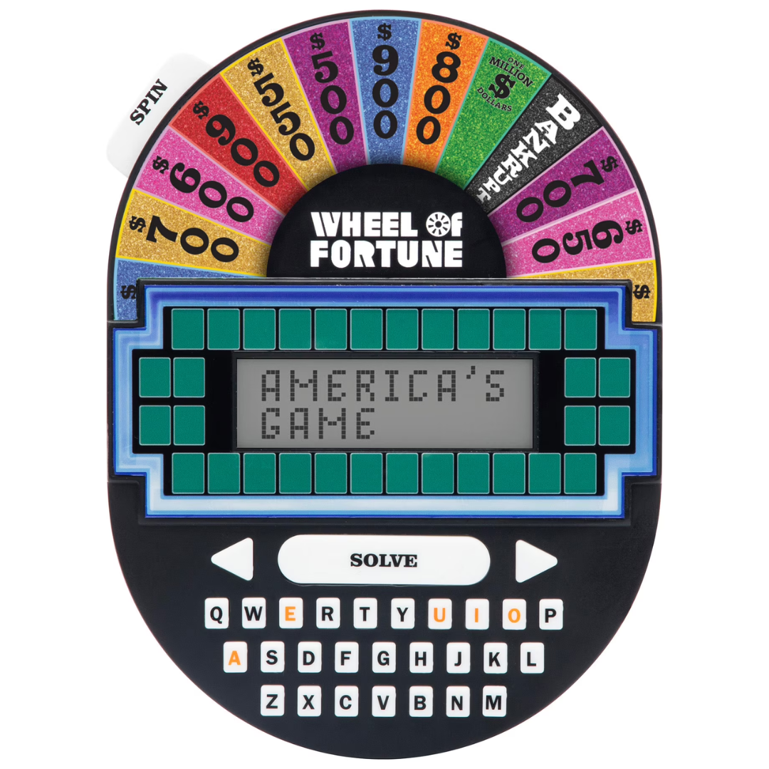 Educational Insights Wheel Of Fortune Handheld Electronic Board Game