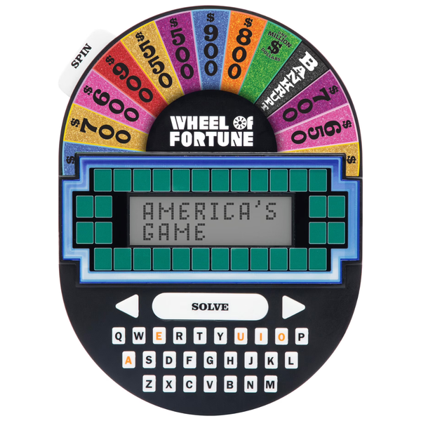 Educational Insights Wheel Of Fortune Handheld Electronic Board Game