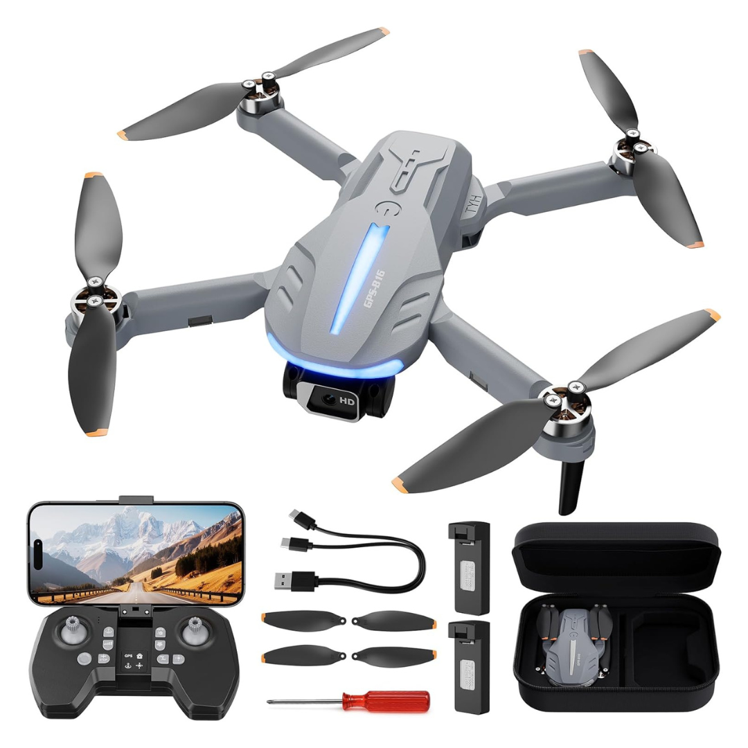 Foldable B16 GPS RC Quadcopter Drone W/ 4K Camera
