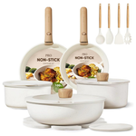 19-Piece Carote Pots And Pans Non Stick Cookware Sets