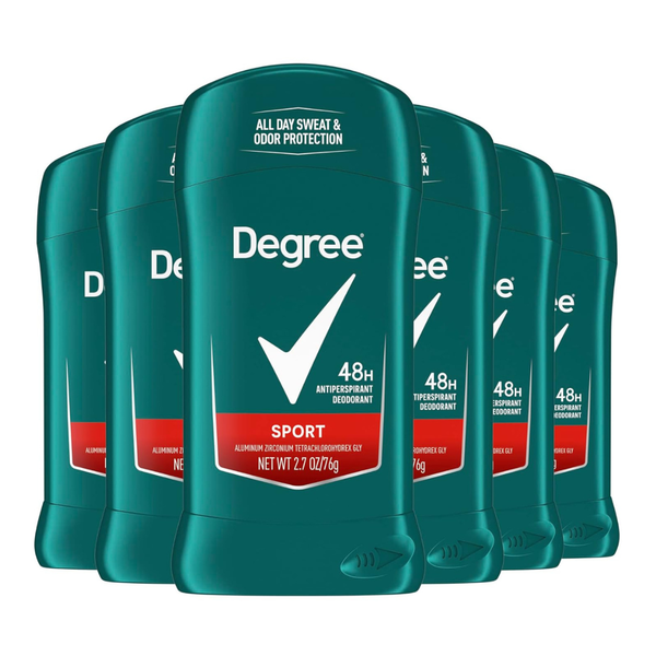 6-Pack 2.7 oz Degree Men's Original Antiperspirant Deodorant Stick