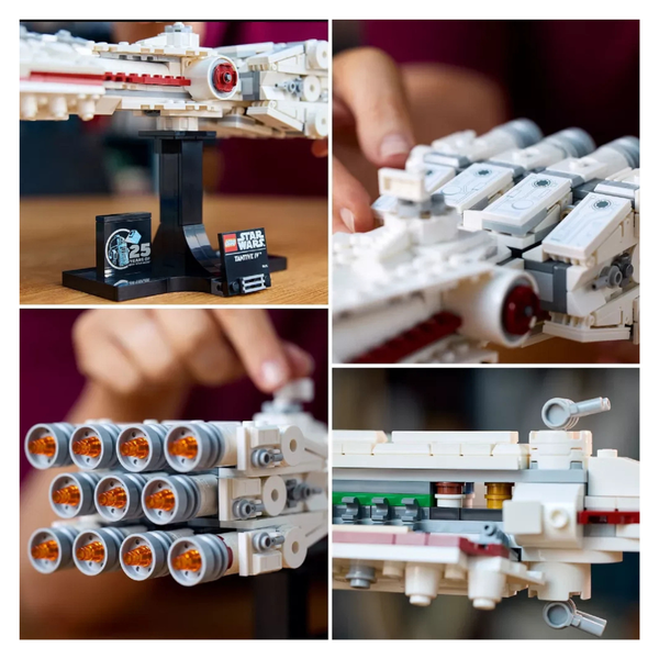 654-Piece LEGO Star Wars Tantive IV Starship Building Set (75376)
