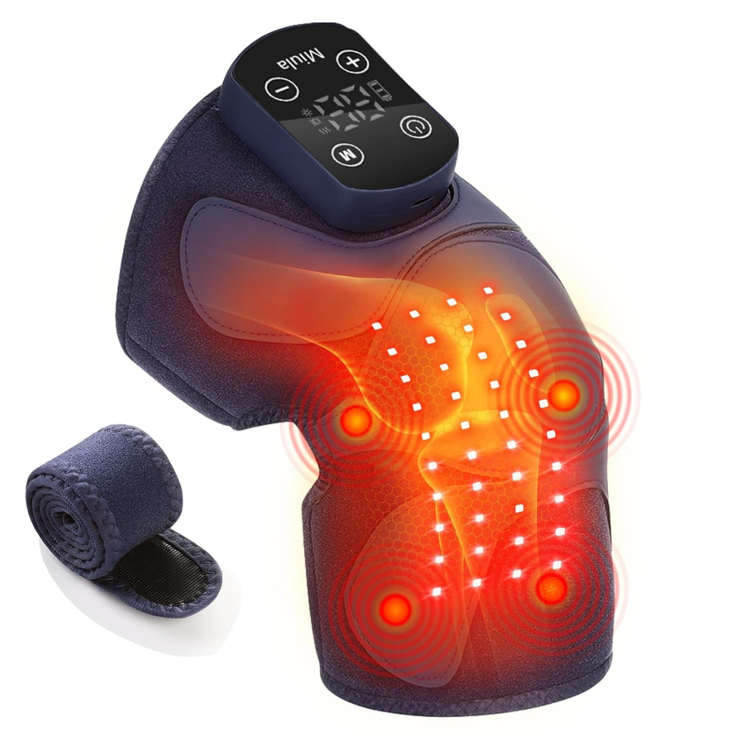 Red Light Therapy Knee Brace With Heat & Vibration Massage