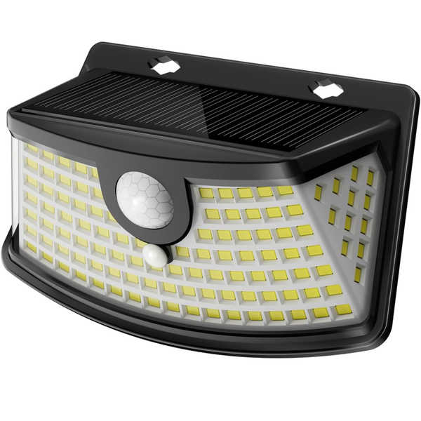 120 LED New Solar Motion Sensor Lights W / Lights Reflector